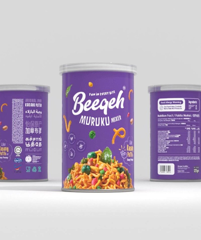 BEEQEH PACKAGE LABEL DESIGN JUMBO_3D2