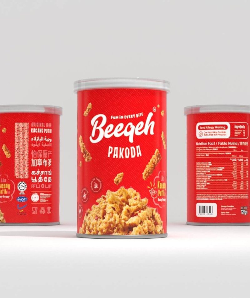 BEEQEH PACKAGE LABEL DESIGN JUMBO_3D3