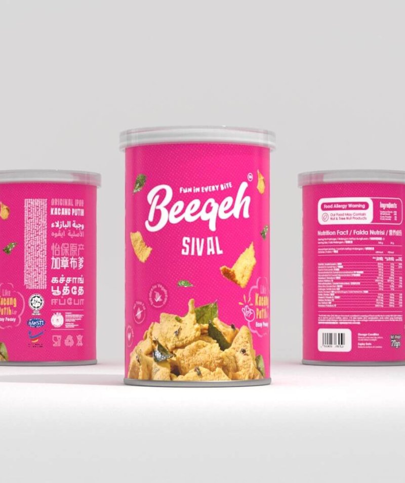 BEEQEH PACKAGE LABEL DESIGN JUMBO_3D4